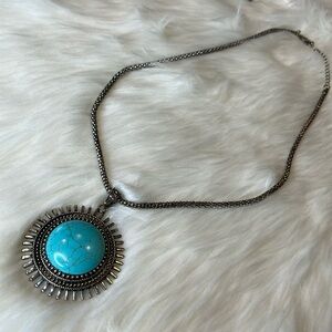 Turquoise Pendant Necklace
